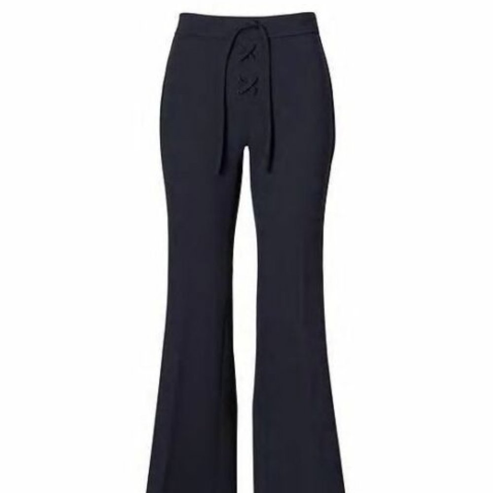 BR Olivia Palermo Lace Up Flare Pants